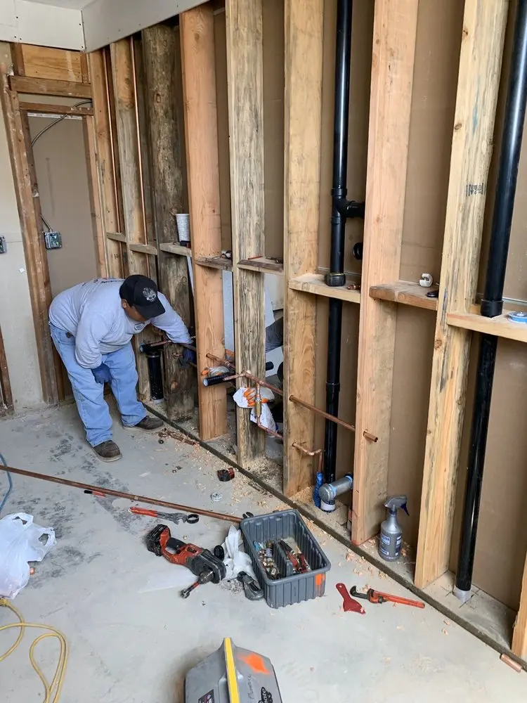 Commercial rough-in plumbing for Gas Line Repair in Fort Myer Heights